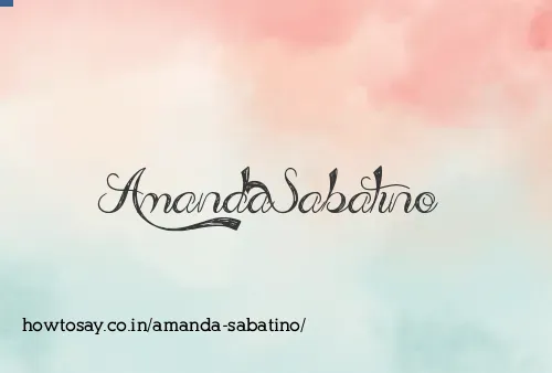 Amanda Sabatino