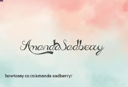 Amanda Sadberry