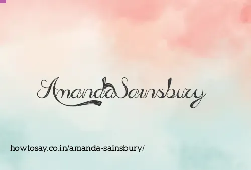 Amanda Sainsbury