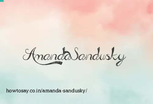 Amanda Sandusky