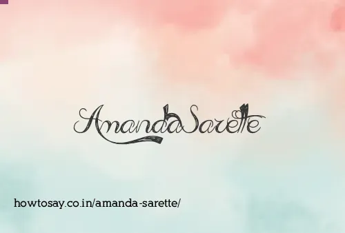 Amanda Sarette