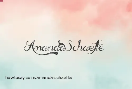 Amanda Schaefle