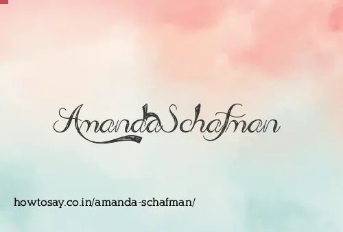 Amanda Schafman