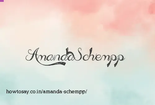Amanda Schempp