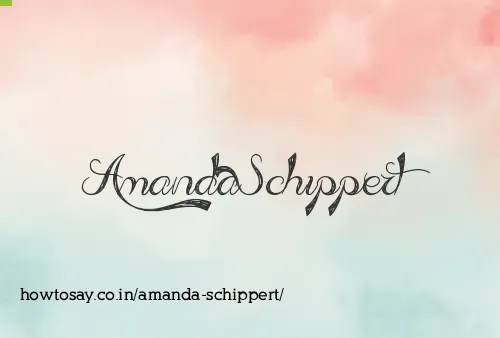 Amanda Schippert