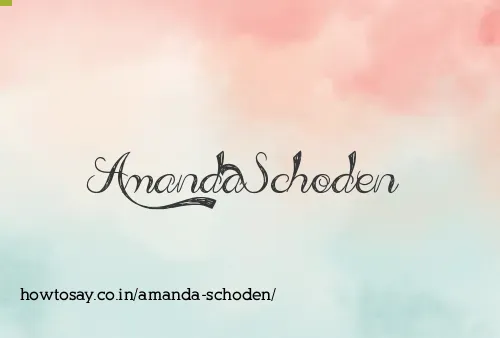 Amanda Schoden