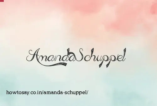 Amanda Schuppel