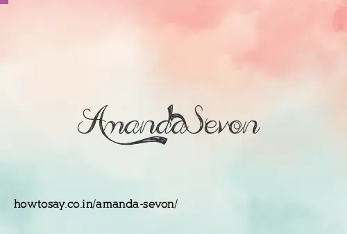 Amanda Sevon
