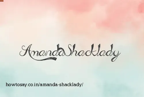 Amanda Shacklady