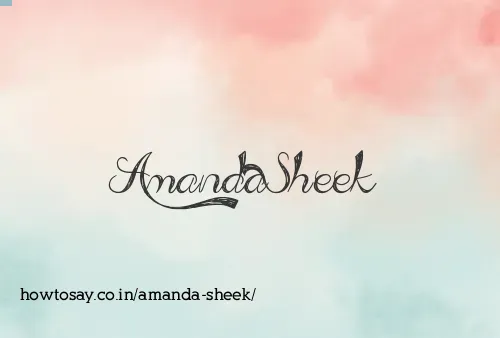 Amanda Sheek