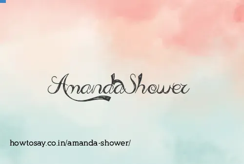 Amanda Shower