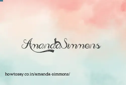 Amanda Simmons