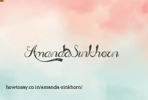 Amanda Sinkhorn