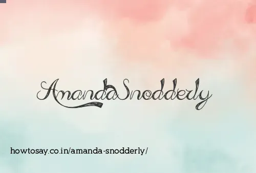 Amanda Snodderly