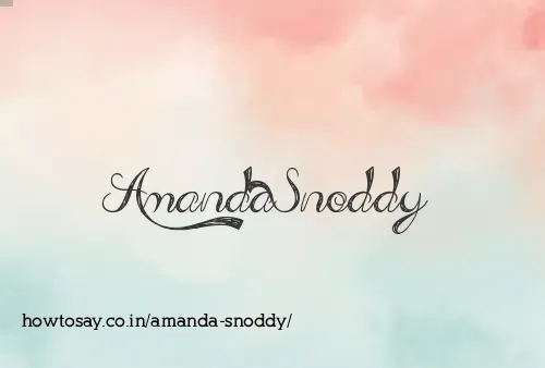 Amanda Snoddy