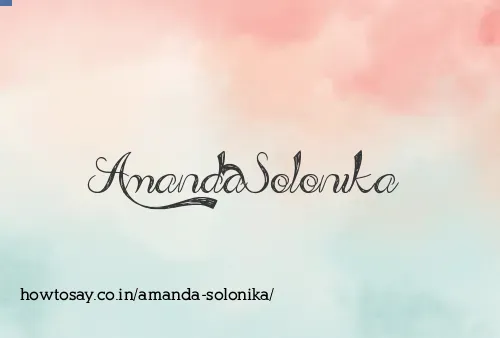 Amanda Solonika
