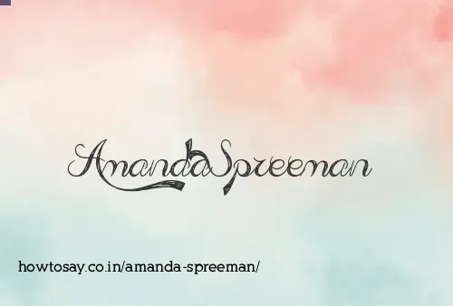 Amanda Spreeman