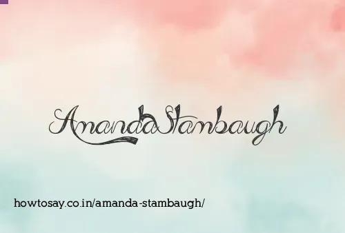 Amanda Stambaugh