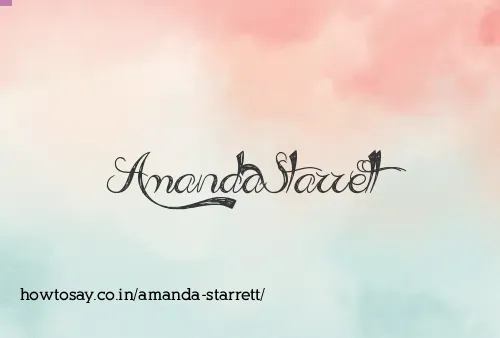 Amanda Starrett