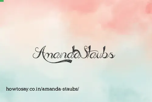 Amanda Staubs