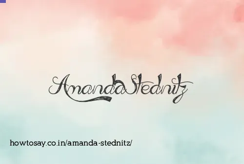 Amanda Stednitz