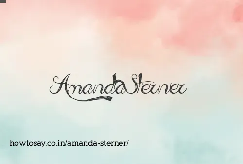 Amanda Sterner