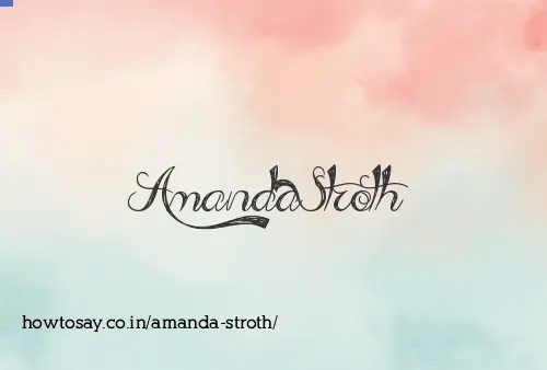 Amanda Stroth