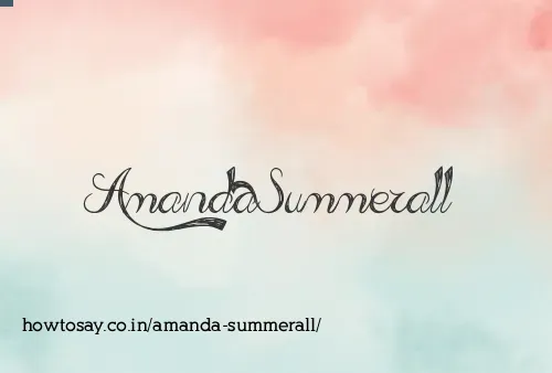 Amanda Summerall