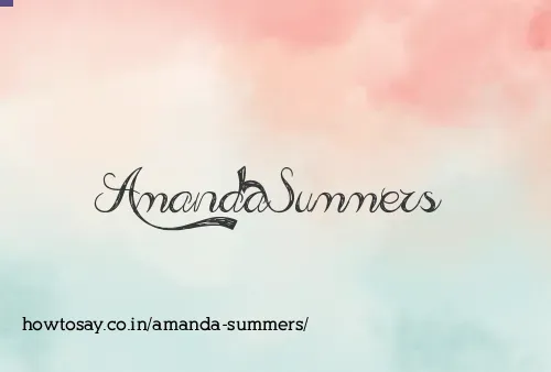 Amanda Summers