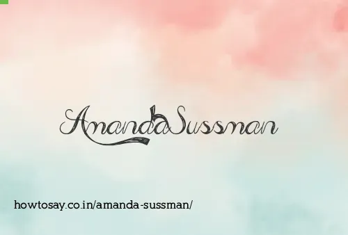 Amanda Sussman