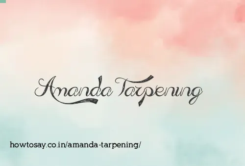 Amanda Tarpening