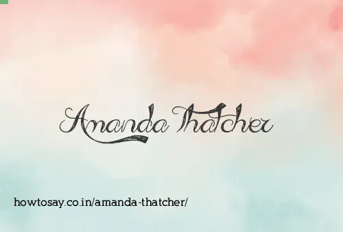 Amanda Thatcher