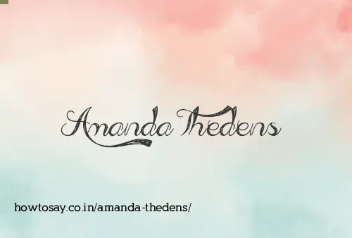 Amanda Thedens