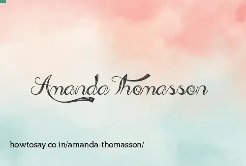Amanda Thomasson