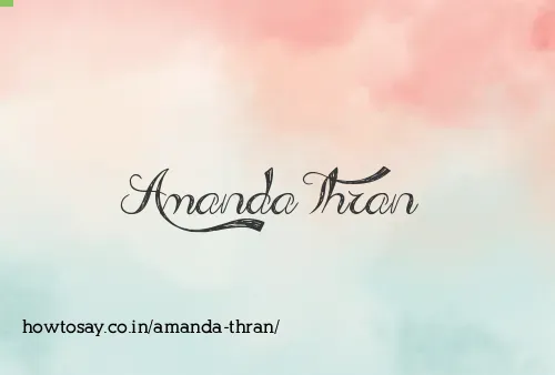 Amanda Thran