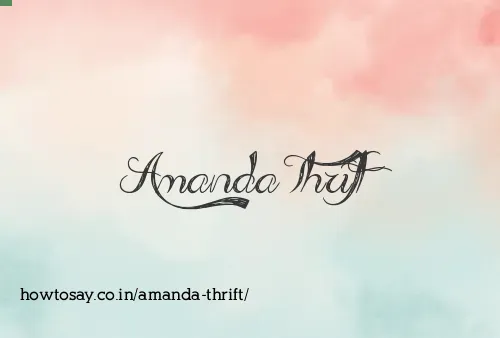 Amanda Thrift