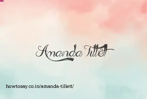 Amanda Tillett