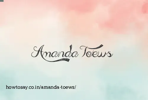 Amanda Toews