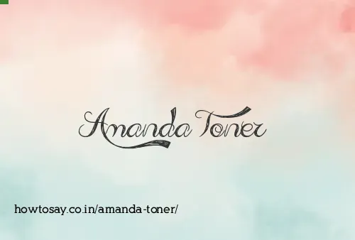 Amanda Toner