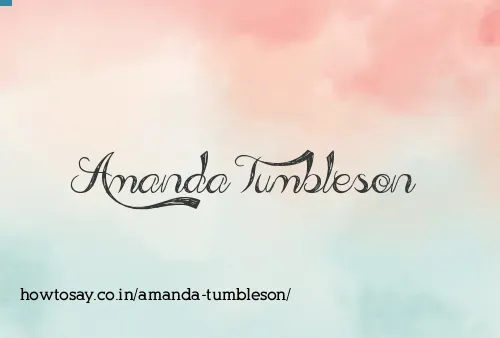 Amanda Tumbleson