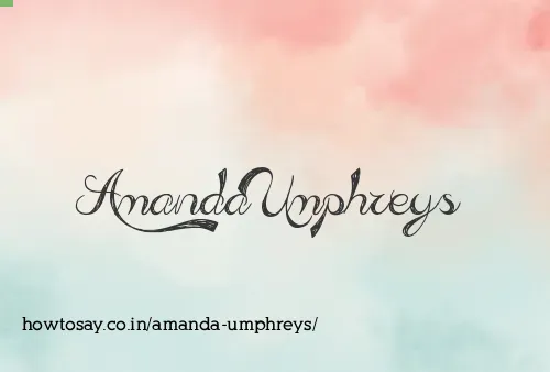 Amanda Umphreys