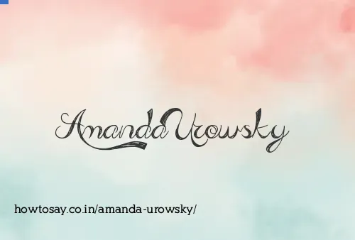 Amanda Urowsky