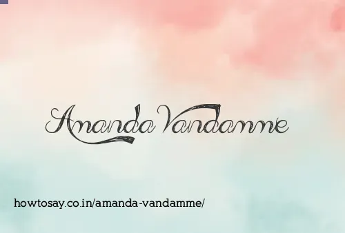 Amanda Vandamme