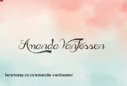 Amanda Vanfossen