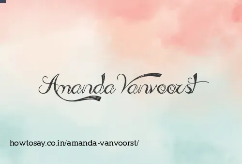 Amanda Vanvoorst
