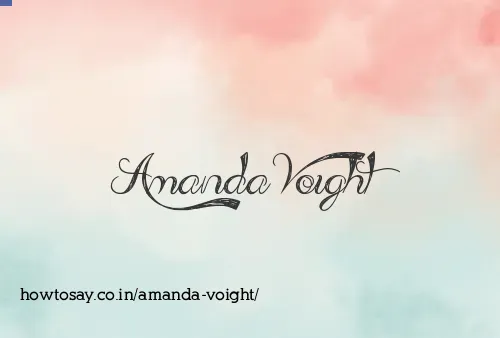 Amanda Voight