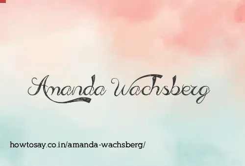 Amanda Wachsberg