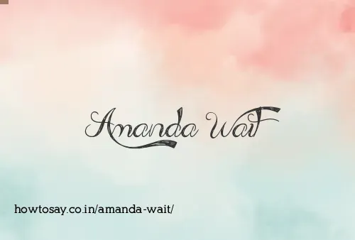 Amanda Wait
