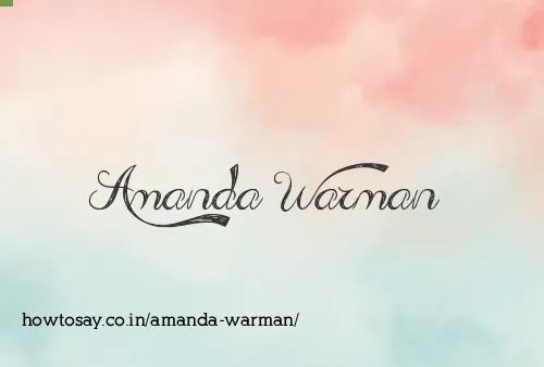 Amanda Warman