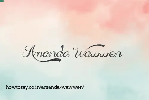 Amanda Wawwen